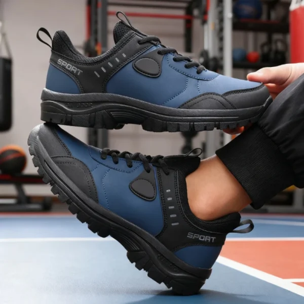 Men's Casual Sneakers Classic Waterproof Outdoor Wear-resistant Camping Shoes Anti Slip Hiking Shoes 2025 Men's Basketball Shoes