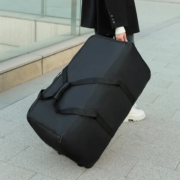 Foldable Wheel Bags Luggages Storage Bag with Wheels Large Capacity Carry On Luggage Carrier Expandable Trolley Suitcase