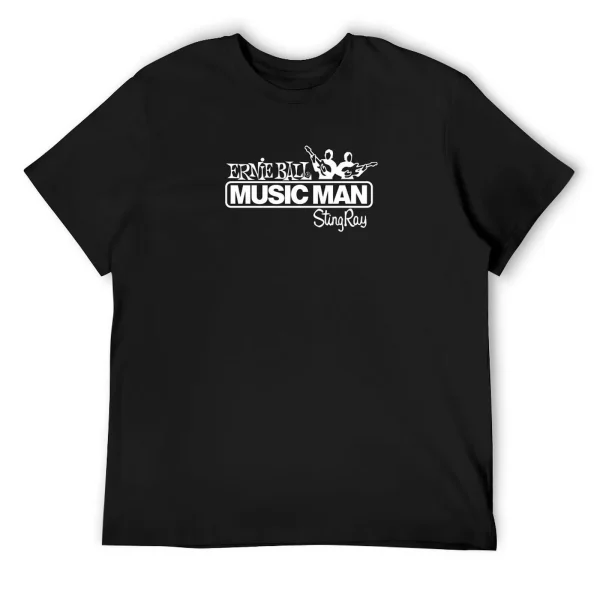 Music Man StingRay Logo T-Shirt Customs Quick-drying Boys Animal Print Cute Clothes Men Clothings