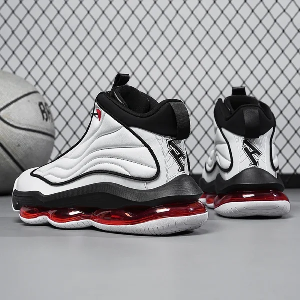 Men's Basketball Shoes Breathable Cushioning Non-Slip Wearable Runing Shoes Gym Training Athletic Basketball Sneakers for Women